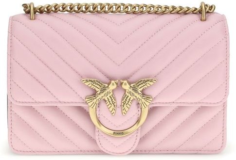 PINKO Mehrfarbige Kalbsleder Bos Taurus Schultertasche