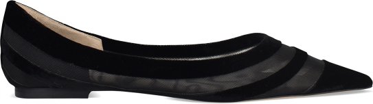 Jimmy Choo Ballerinas Love Schwarz