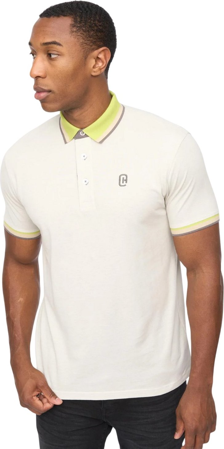 Crosshatch - "Chimlacks" Poloshirt für Herren (Weiß)