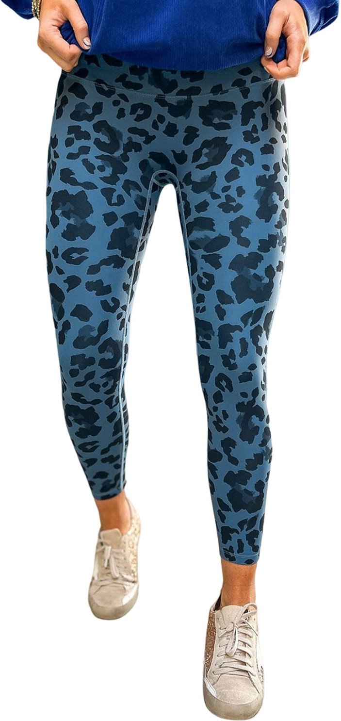Leggings mit Leopardenmuster in hoher Taille
