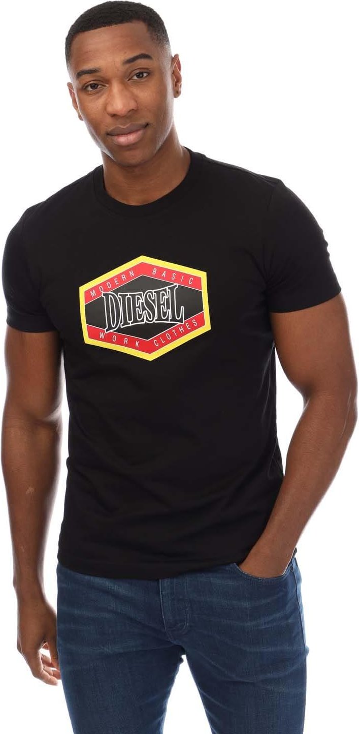 Diesel - "T-Diegor 15-I" T-Shirt für Herren (Schwarz)