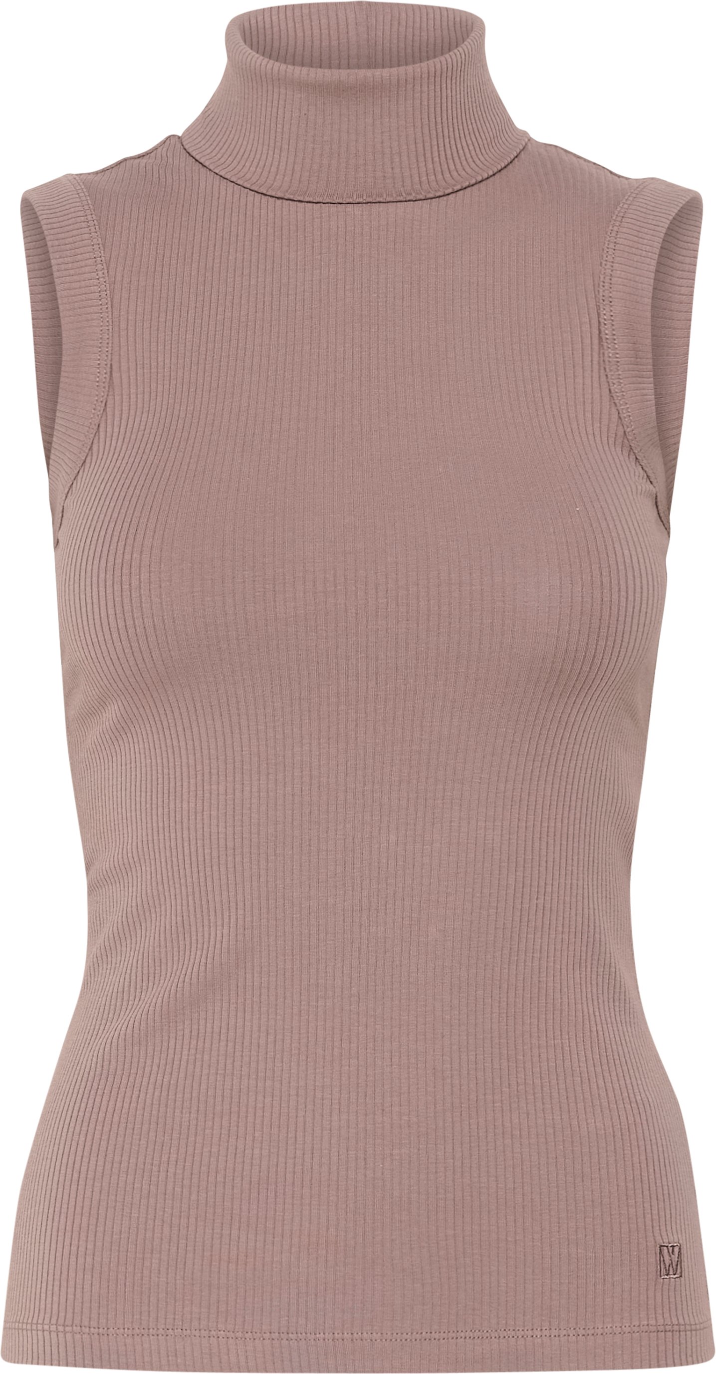 Jerseytop Tight fit taupe