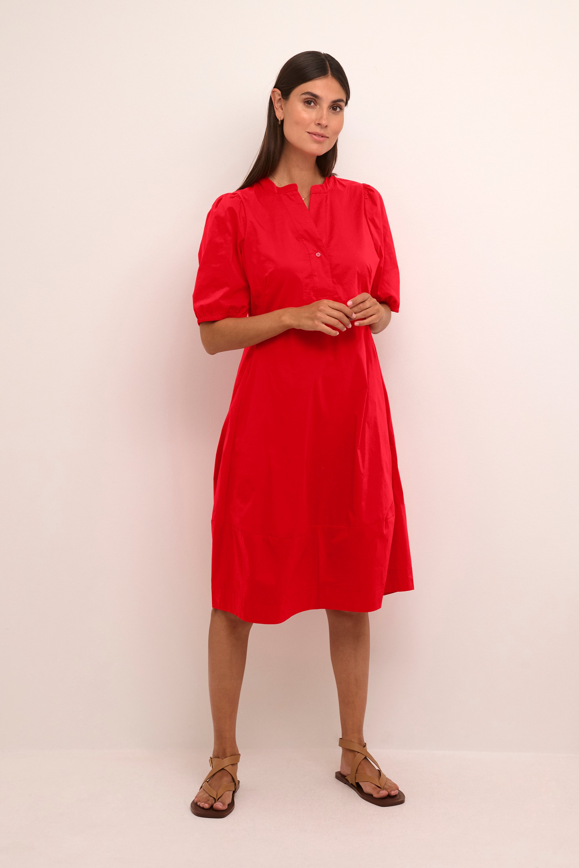 Kleid Casual Fit Feurig Rot red