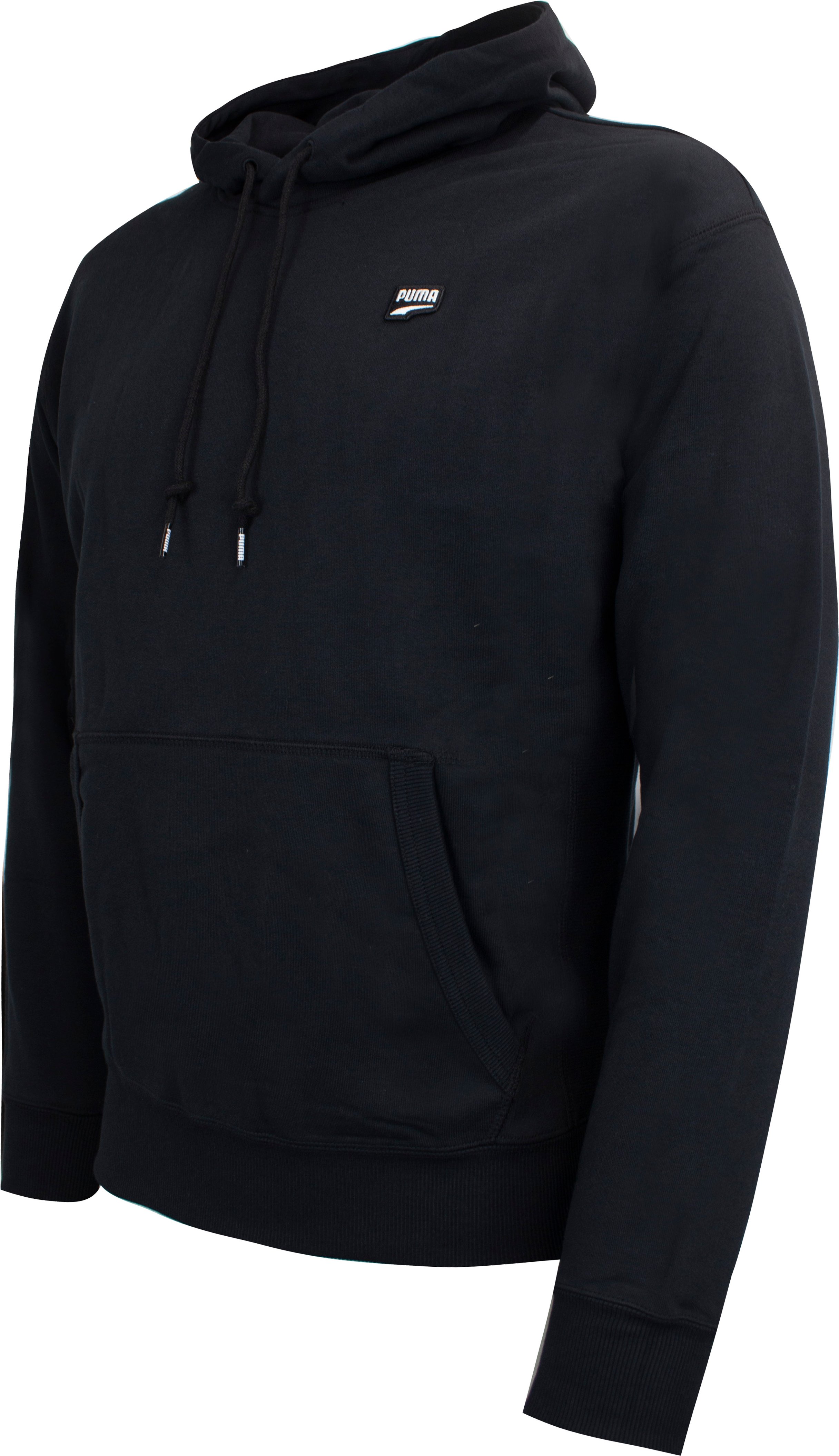 Puma in der Innenstadt über Hoody Black Mens Hood -Jumper 596002 01 ziehen