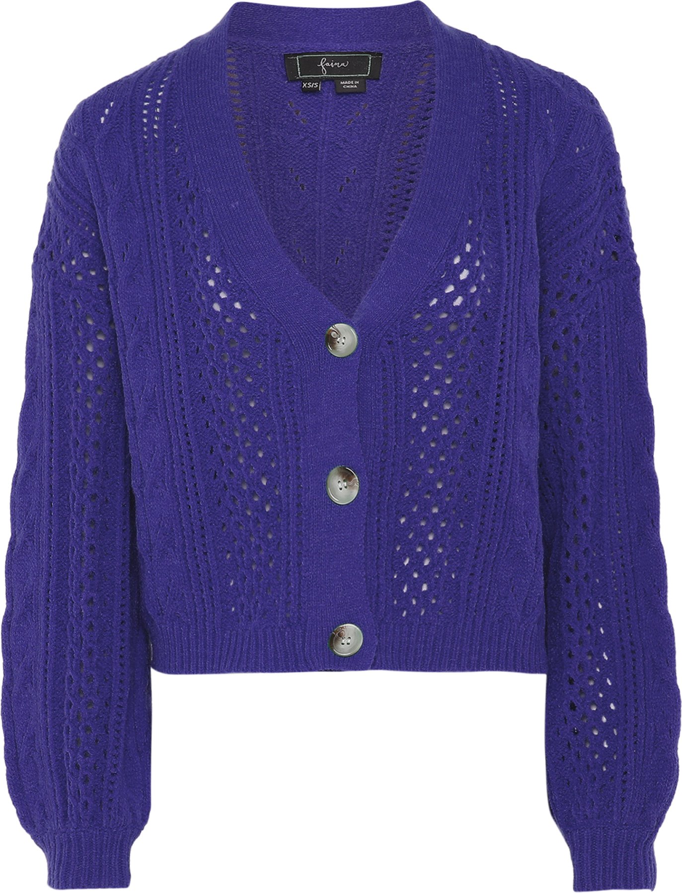 Faina Strickjacke Damen KÖNIGSBLAU