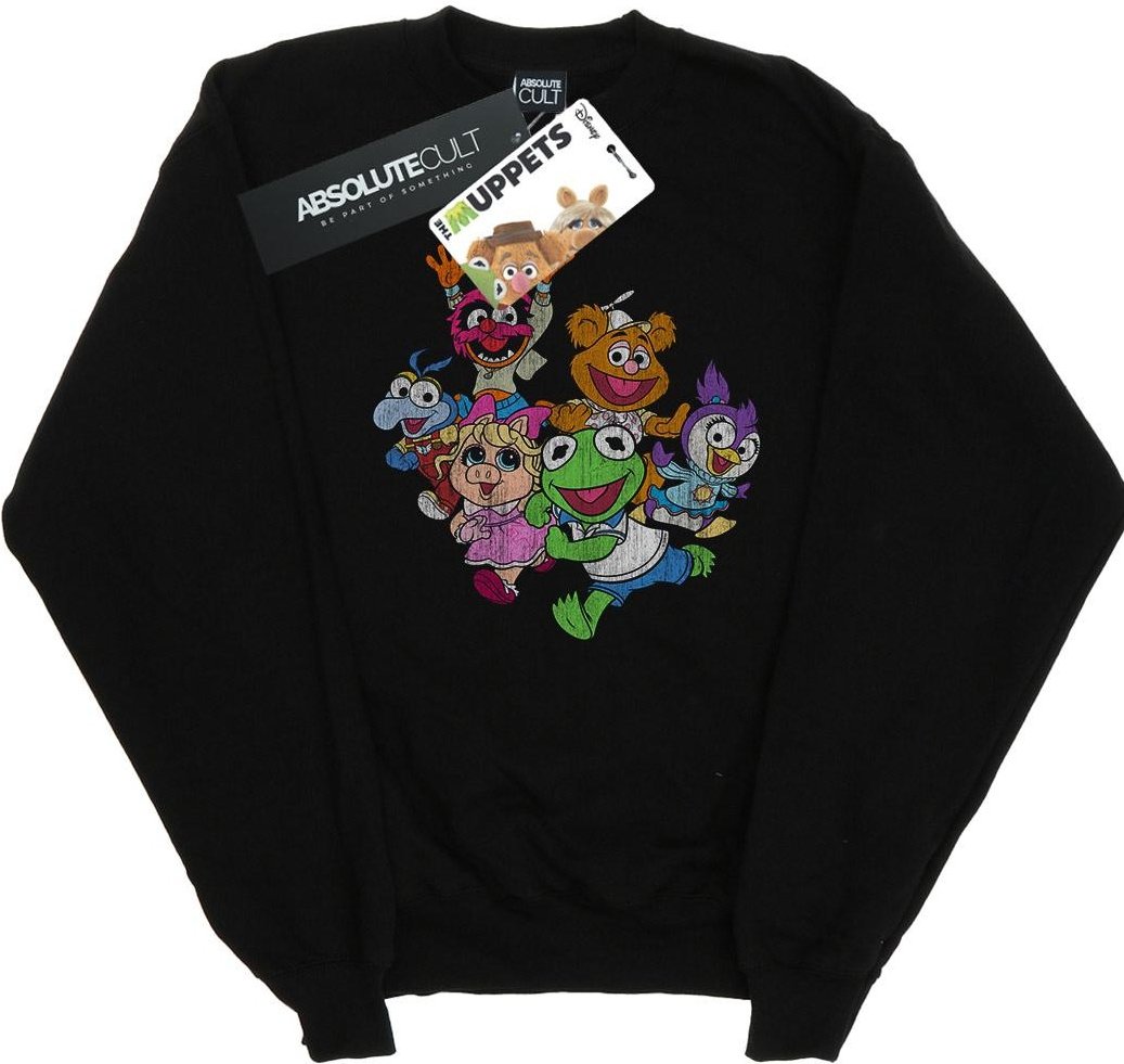 Disney - "The Muppets Muppet Babies Colour Group" Sweatshirt für Herren (Schwarz)