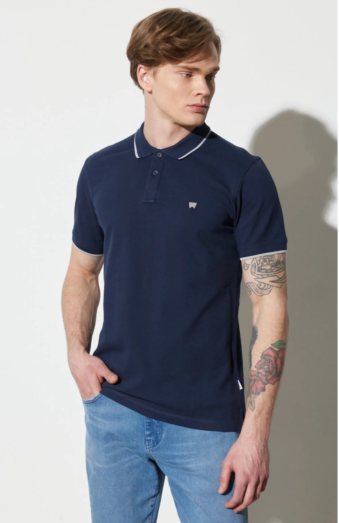 Wrangler - polo shirt marine