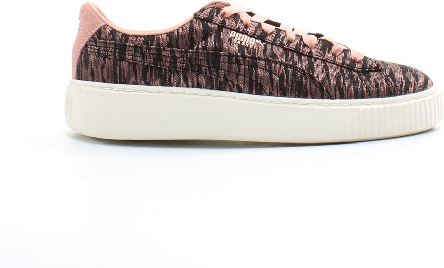 Puma -Korb -Plattform VR Damenrosa/Schwarze Trainer