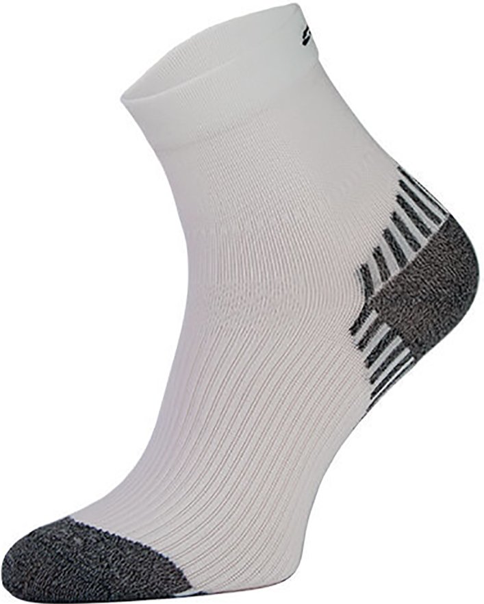 COMODO - Unisex Chaussettes de Contention pour Running Compression pour Sport - Blanc