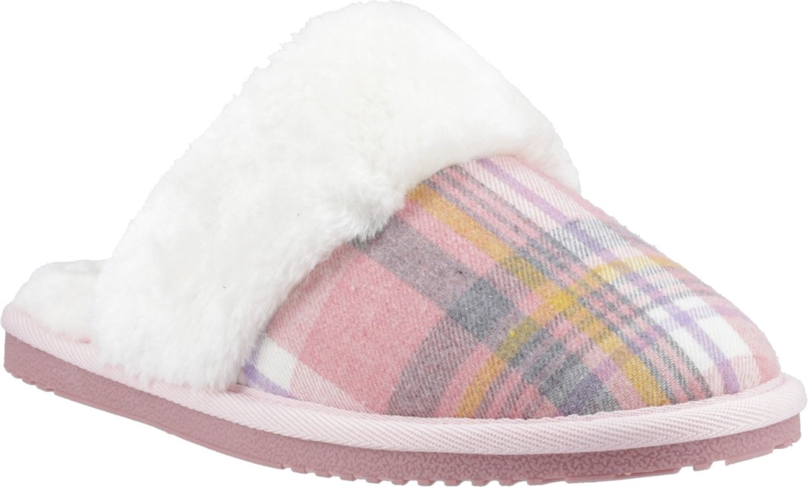 Hush Puppies Arianna Textil Damen Hausschuhe Rosa