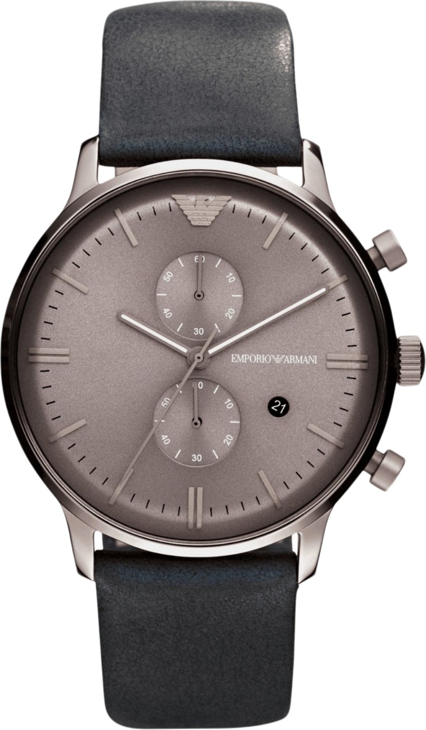 Emporio Armani Herrenuhr Quartz Silber