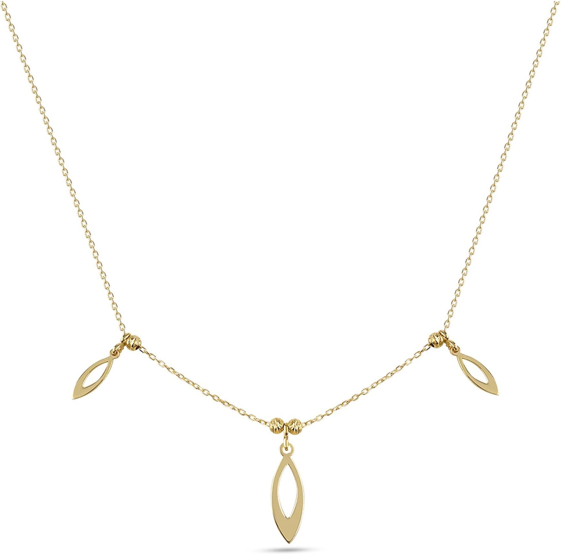 Thumbnail - Dkeniz Anhänger mit Kette 925/- Sterling Silber vergoldet Pure Geometrie Silberkette