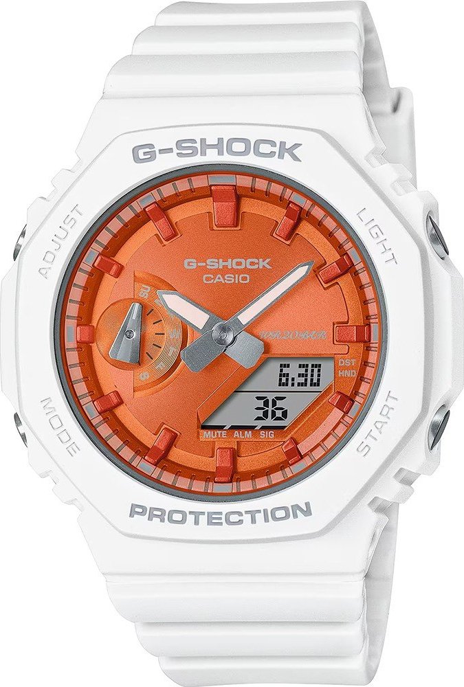 Casio G-Shock Damen Weiß Uhr GMA-S2100WS-7AER