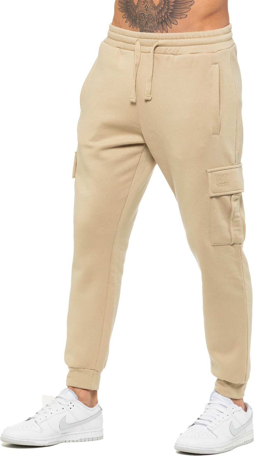 Thumbnail - Enzo | Herren Cargo-Jogger - Stein