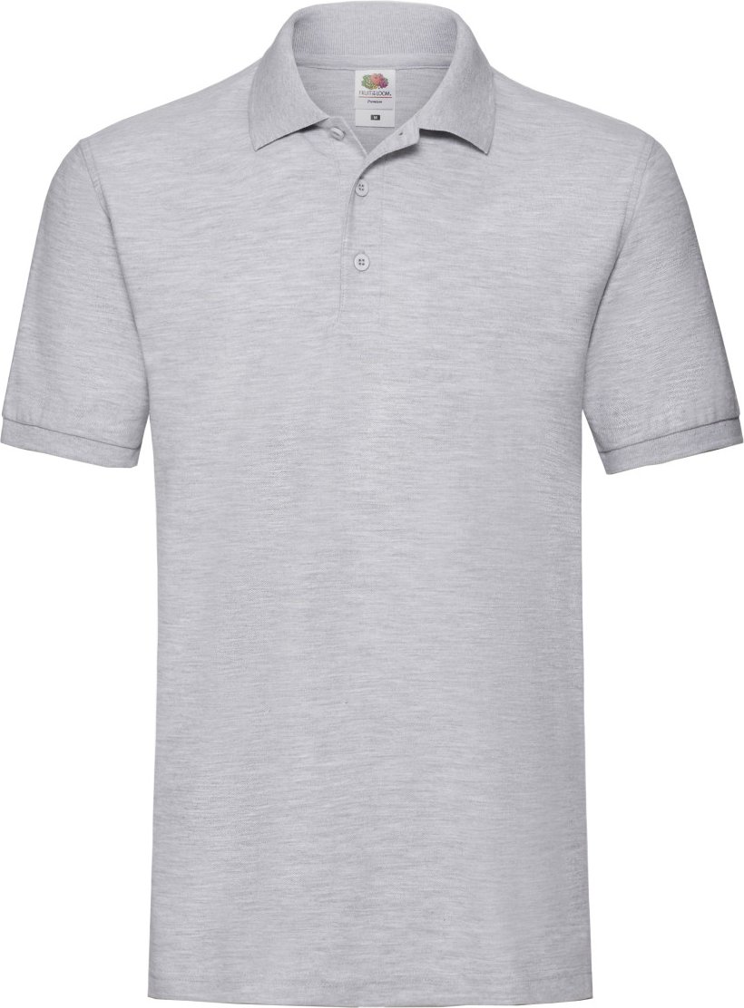 Fruit of the Loom - "Premium" Poloshirt für Herren (Grau meliert)