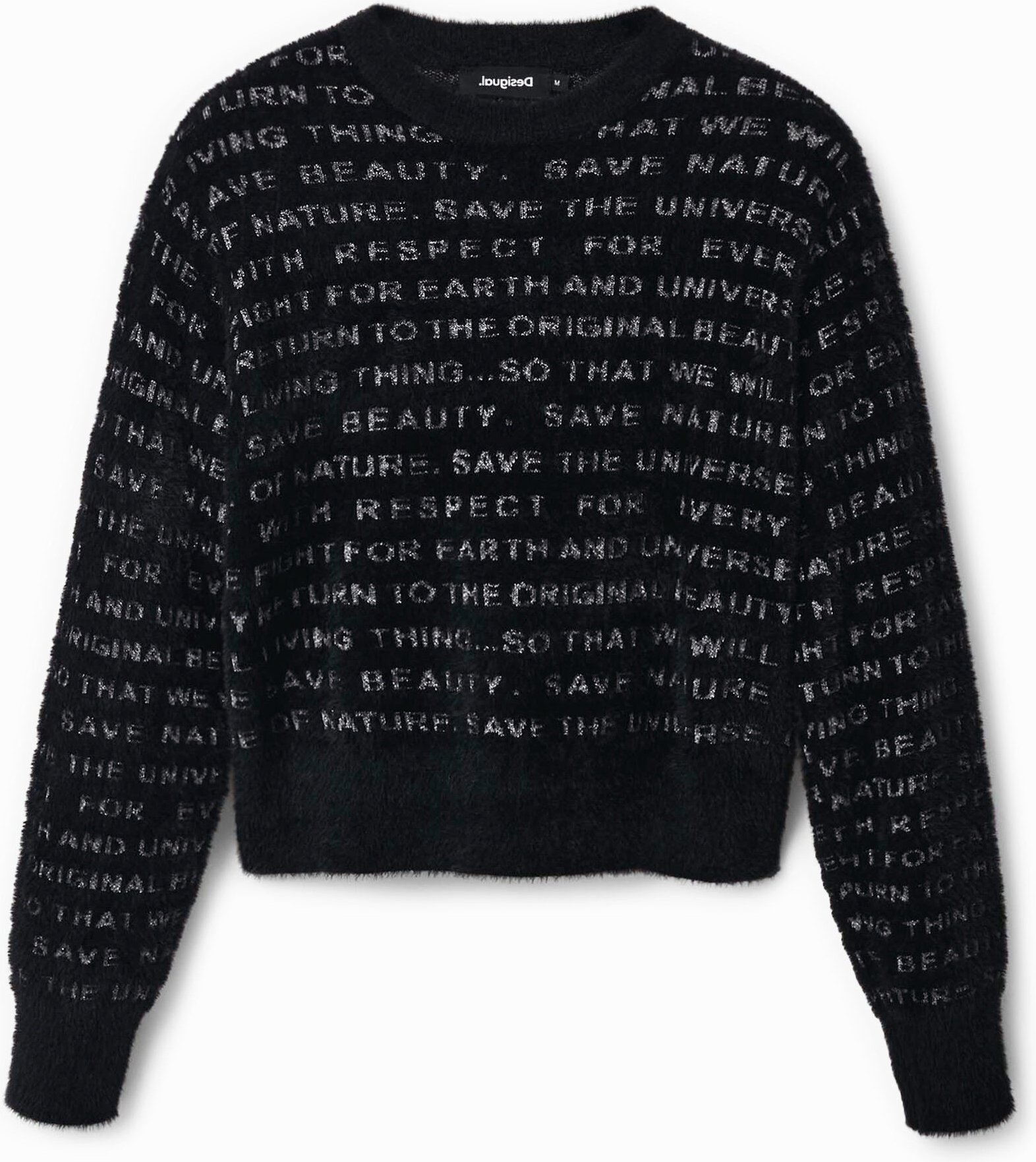 Desigual Damen Schwarz Strickware