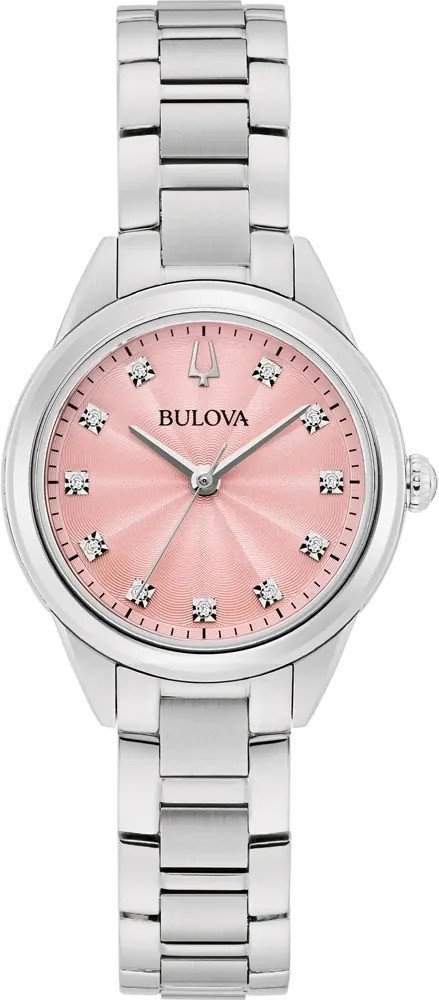 Bulova Sutton Damen Silberne Uhr 96P249