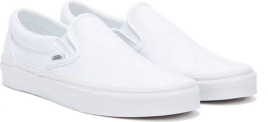 Vans Classic Slip on True White Canvas Turnschuhe