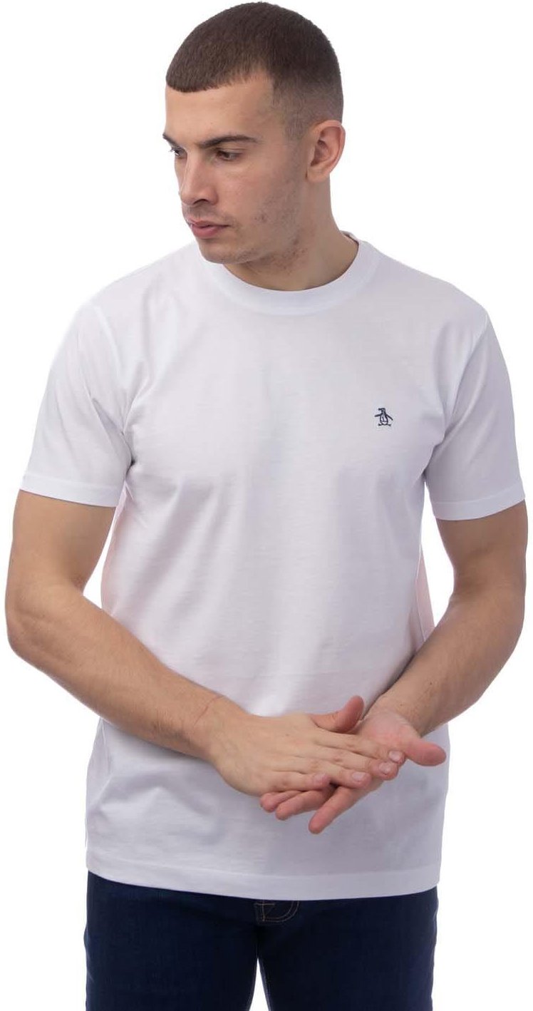 Original Penguin - "Pin Point" T-Shirt für Herren (Weiß)