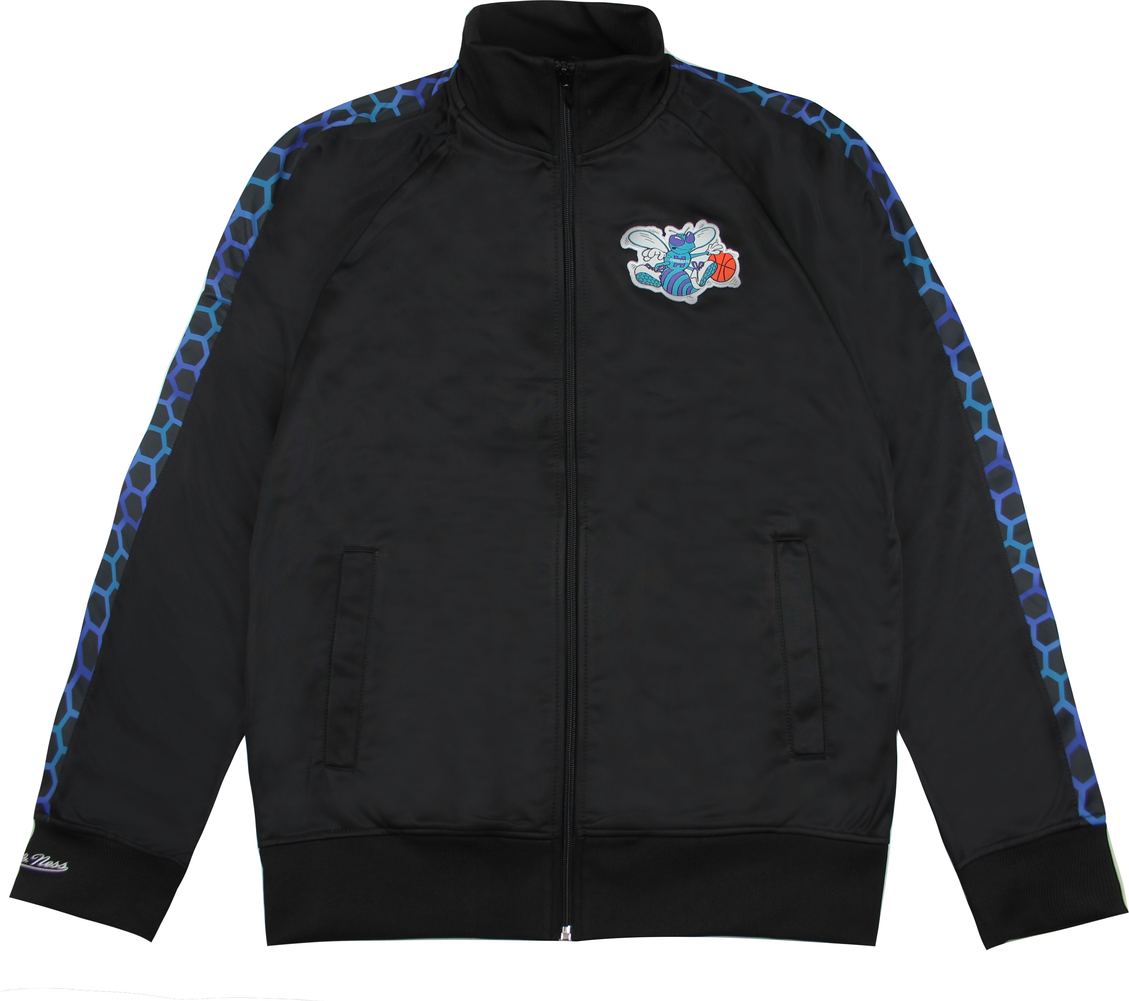 Mitchell & Ness Charlotte Hornets Claped Mens Track Jacke