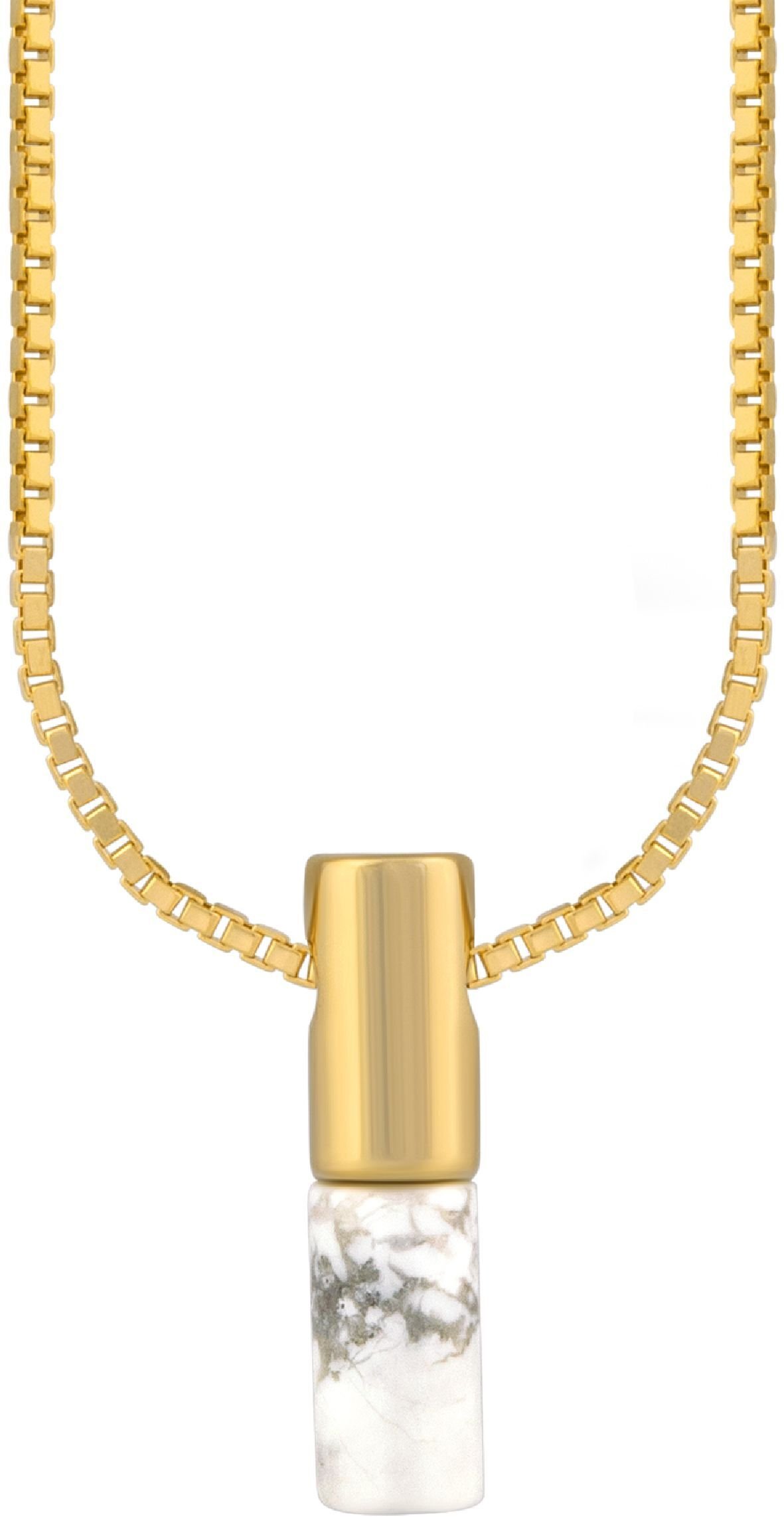 cai Anhänger mit Kette 925/- Sterling Silber Howlith