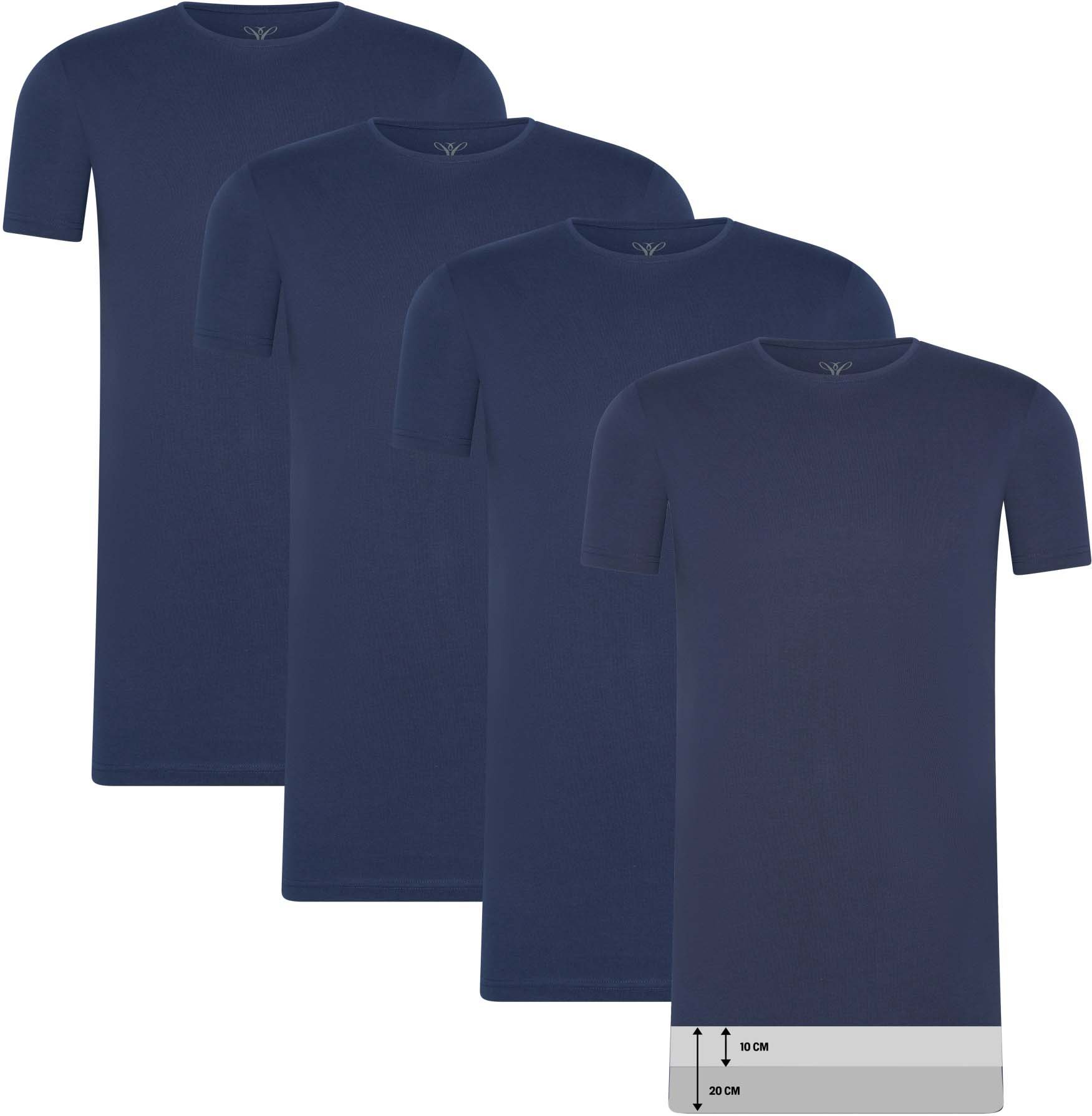 4-Pack T-shirts von Cappuccino Italia in der farbe Blau und in größe L.