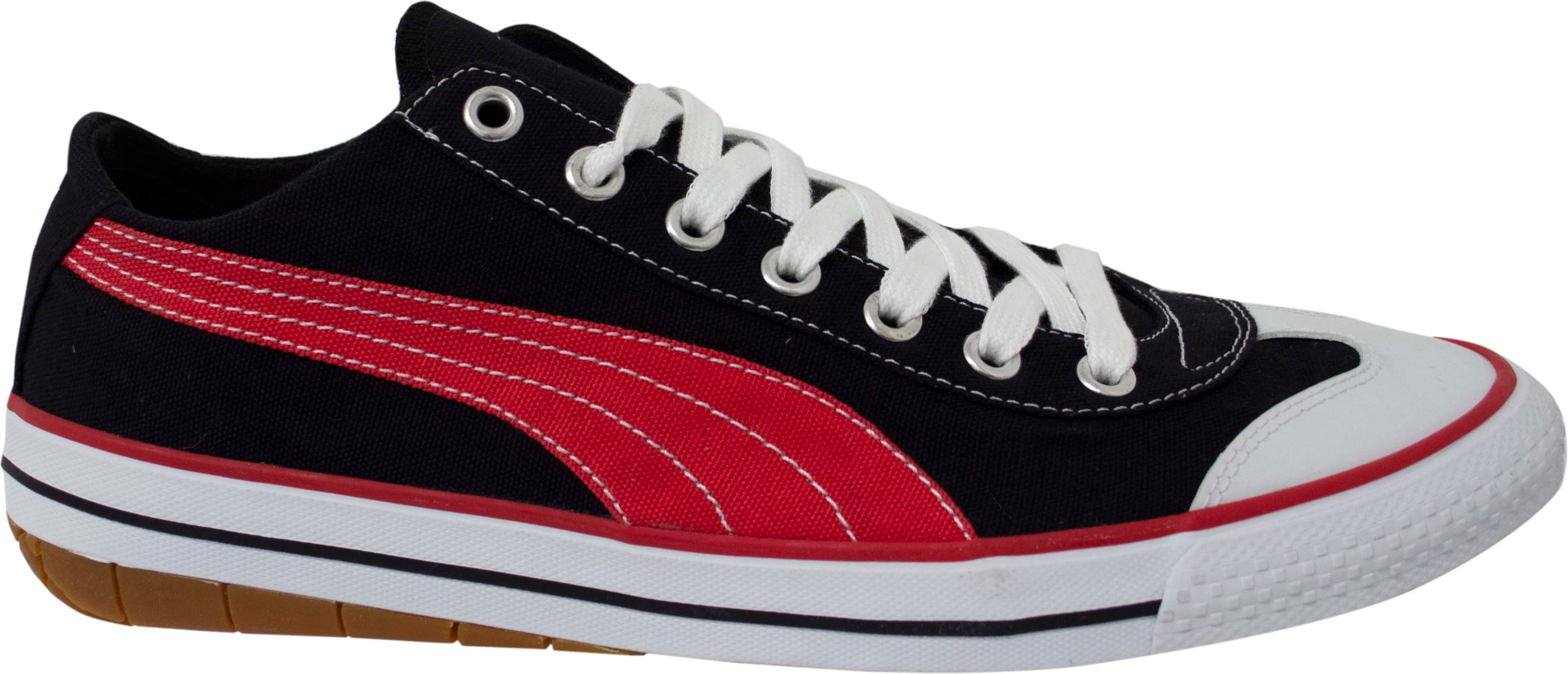 Puma 917 Schnüren -Männer schwarz rote Textile Low Trainer 345391 30