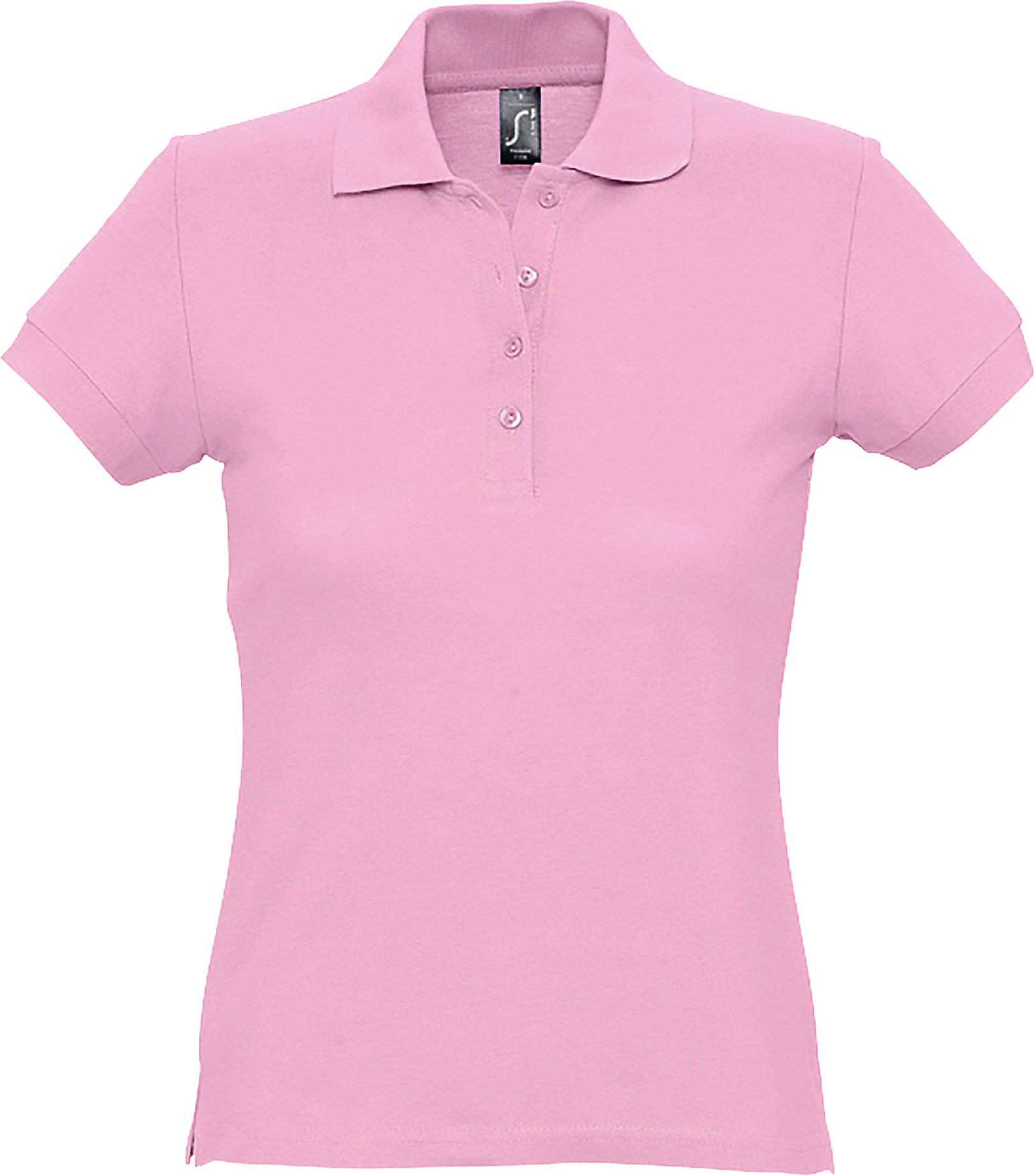 SOLS Womens/Ladies Passion Pique Short Sleeve Polo Shirt (Pink)