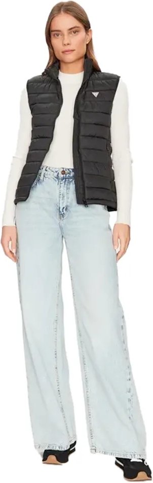 Ärmellose Steppjacke Guess Damen Triangle