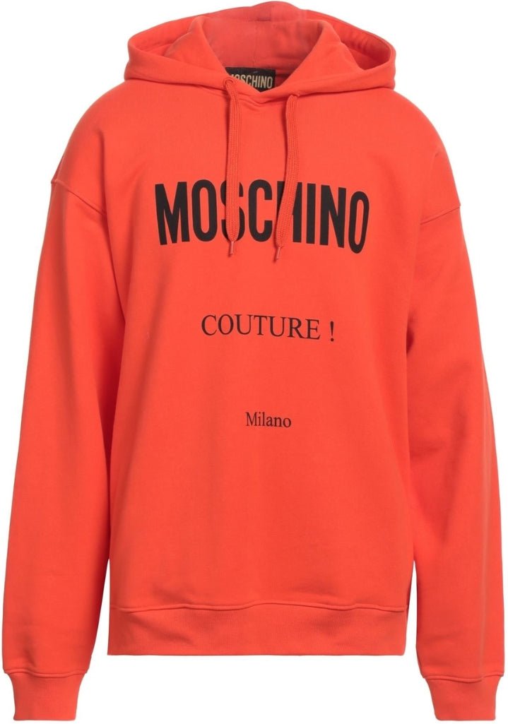 Orangefarbener Hoodie Von Moschino Couture Milano