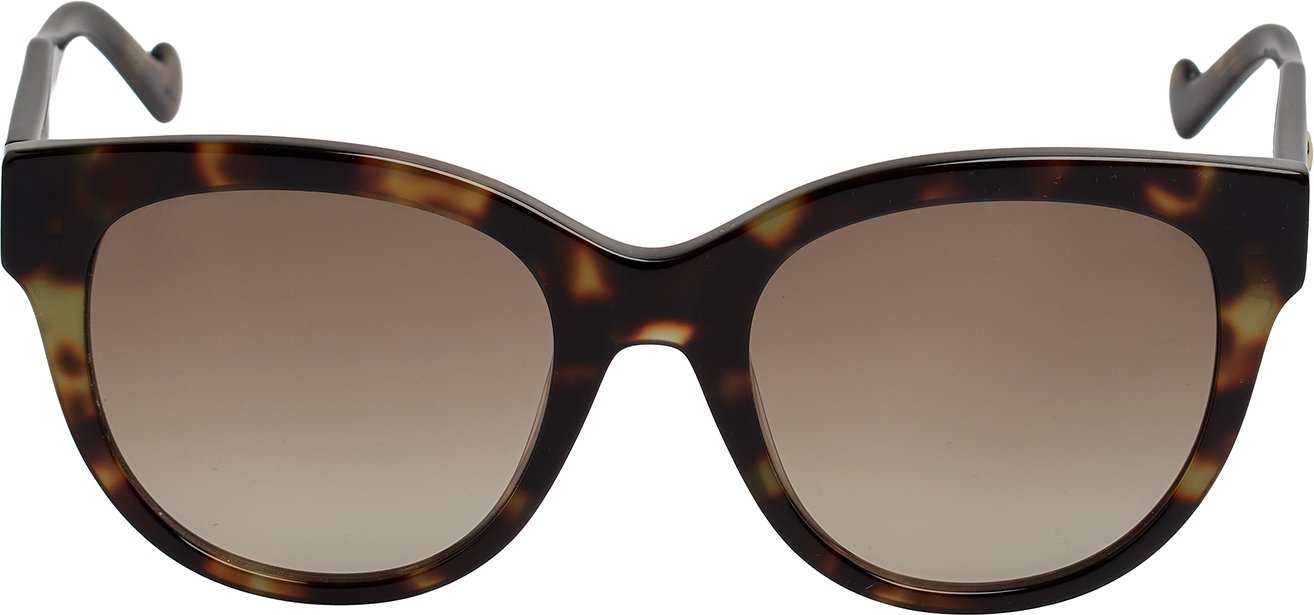 Damen Katzenaugen Runde Acetat Sonnenbrille LJ772S