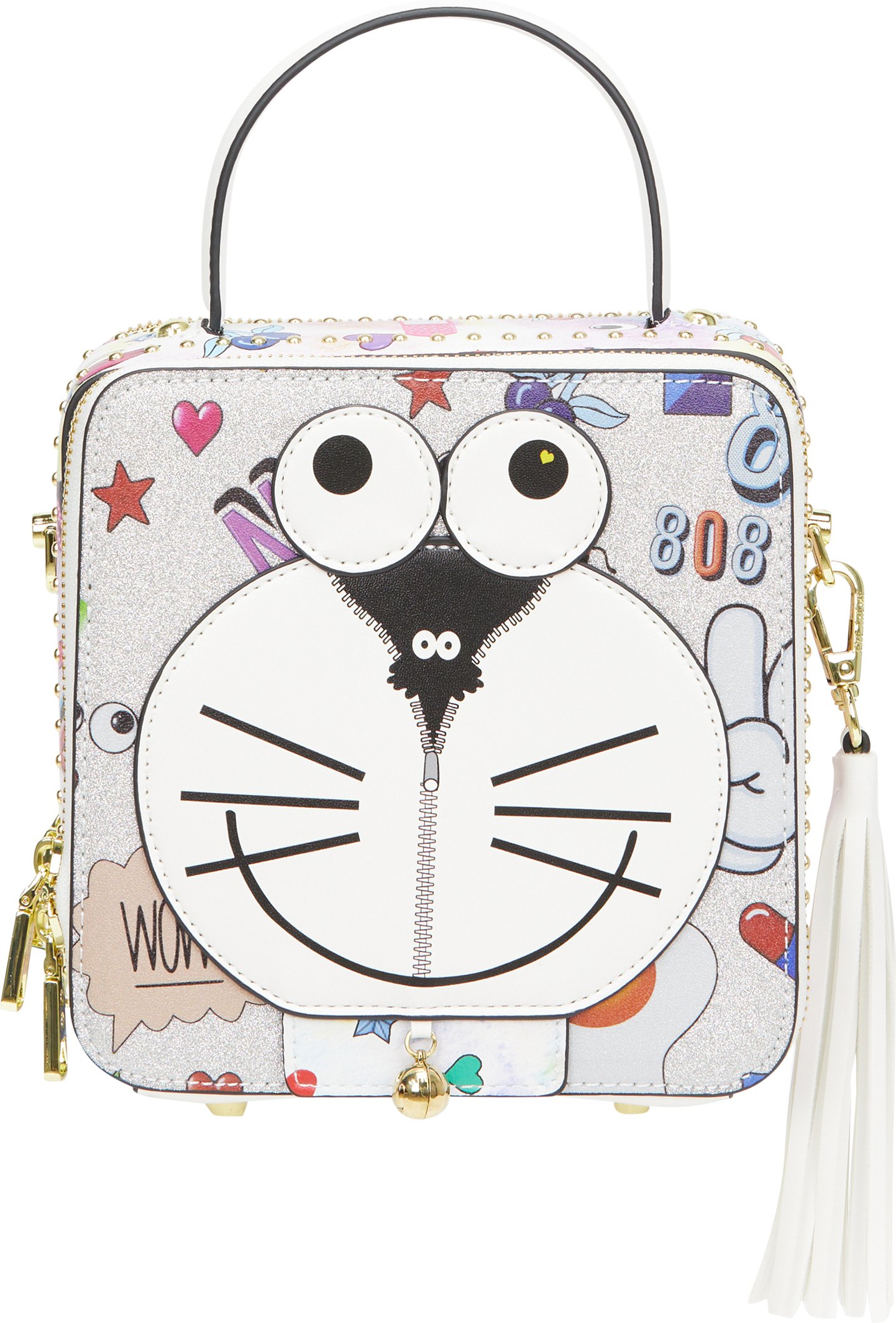 Mymo Schulranzen Schulranzen Frauen Silber