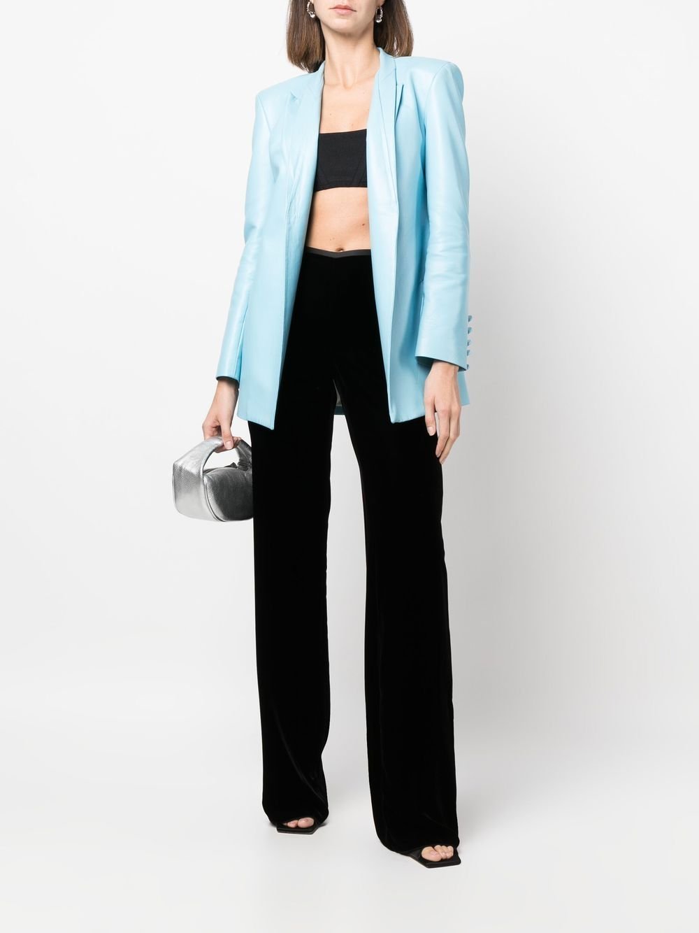 Schwarze Viskosehose