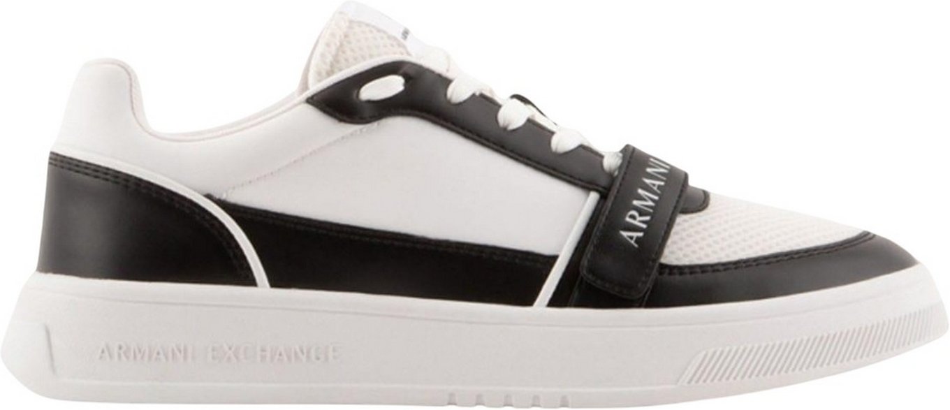 Armani Exchange - Sneaker für Herren, Wildleder (Weiß/Schwarz)