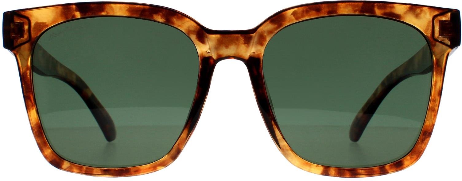 Montana Sonnenbrille MP72 D Glänzend Havanna Weich Demi Grün Polarisiert