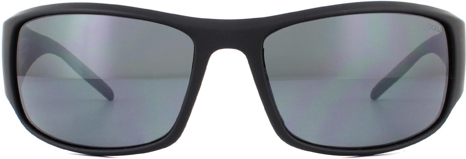 Bolle Sonnenbrille King 12573 Matt Schwarz TNS Grau Polarisiert