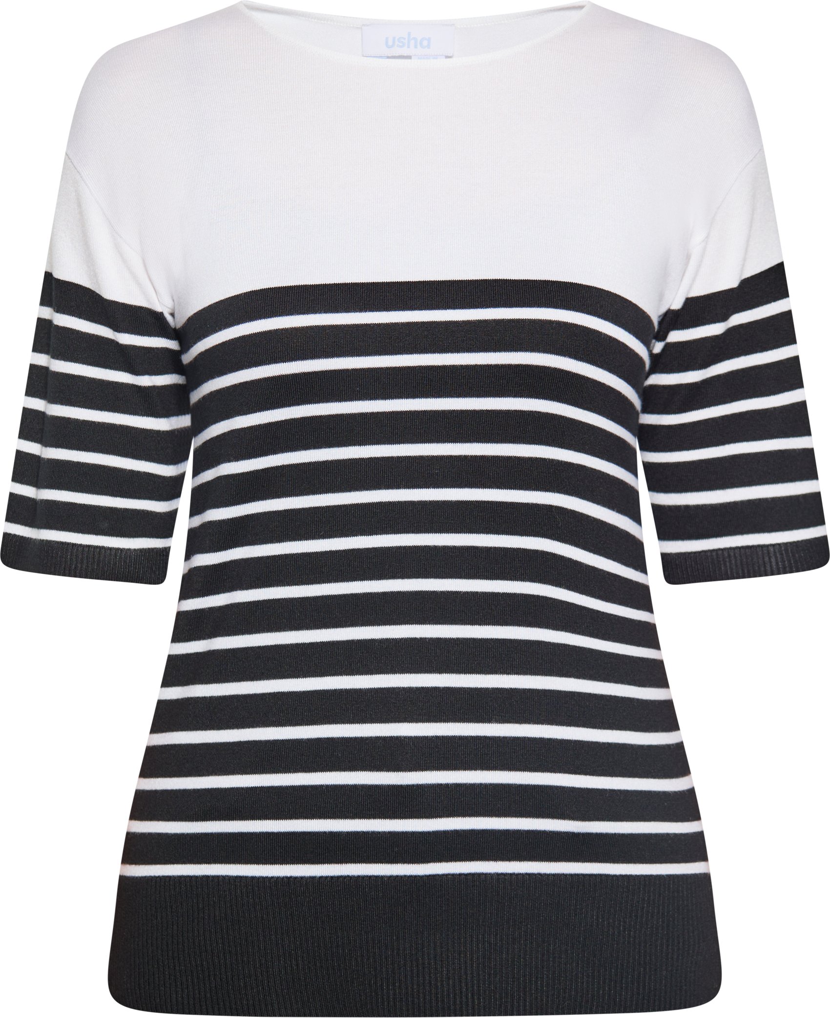 usha T-Shirt Damen schwarz weiss