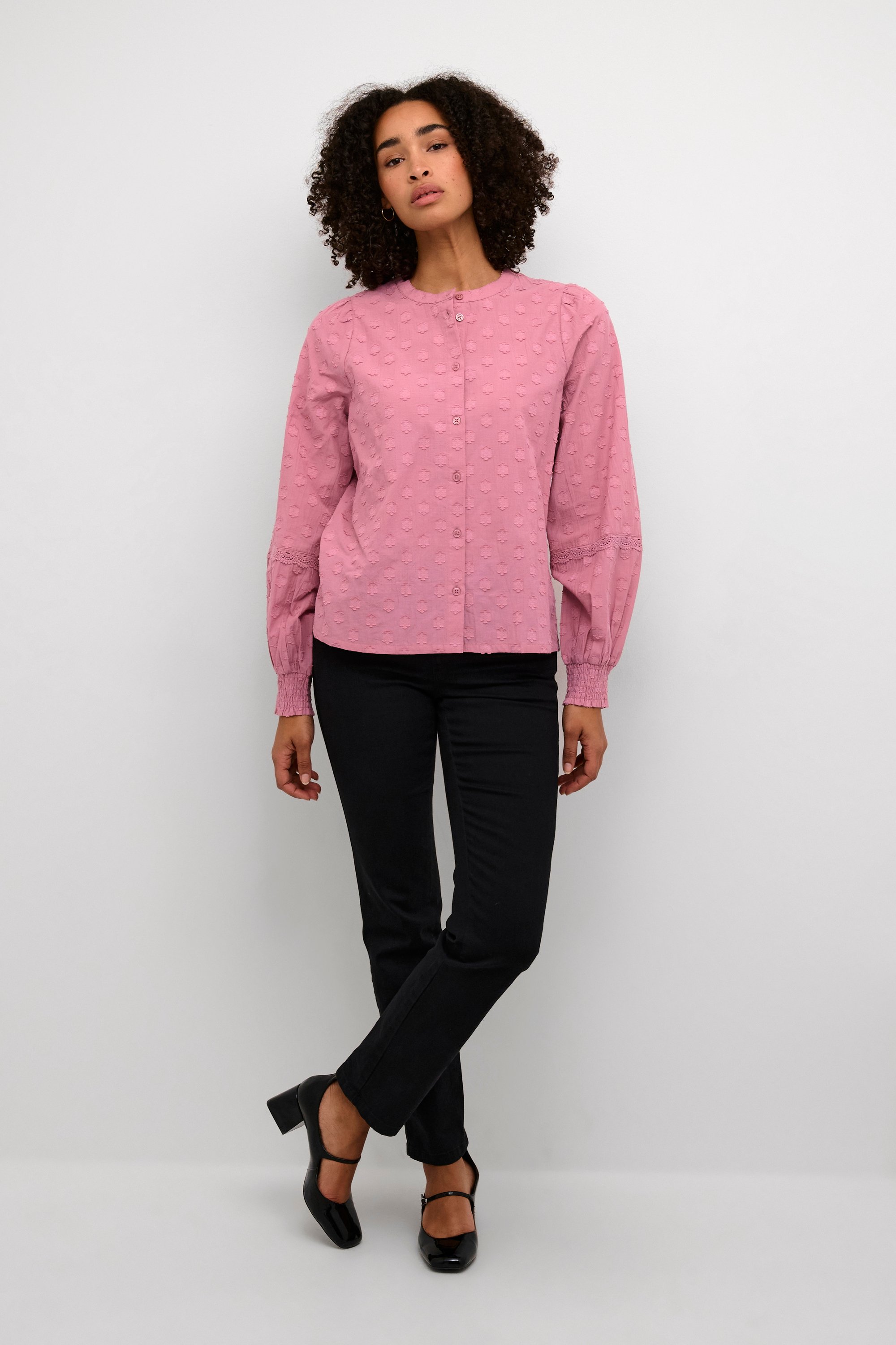 Langarm-Bluse Regular fit Mesa Rose