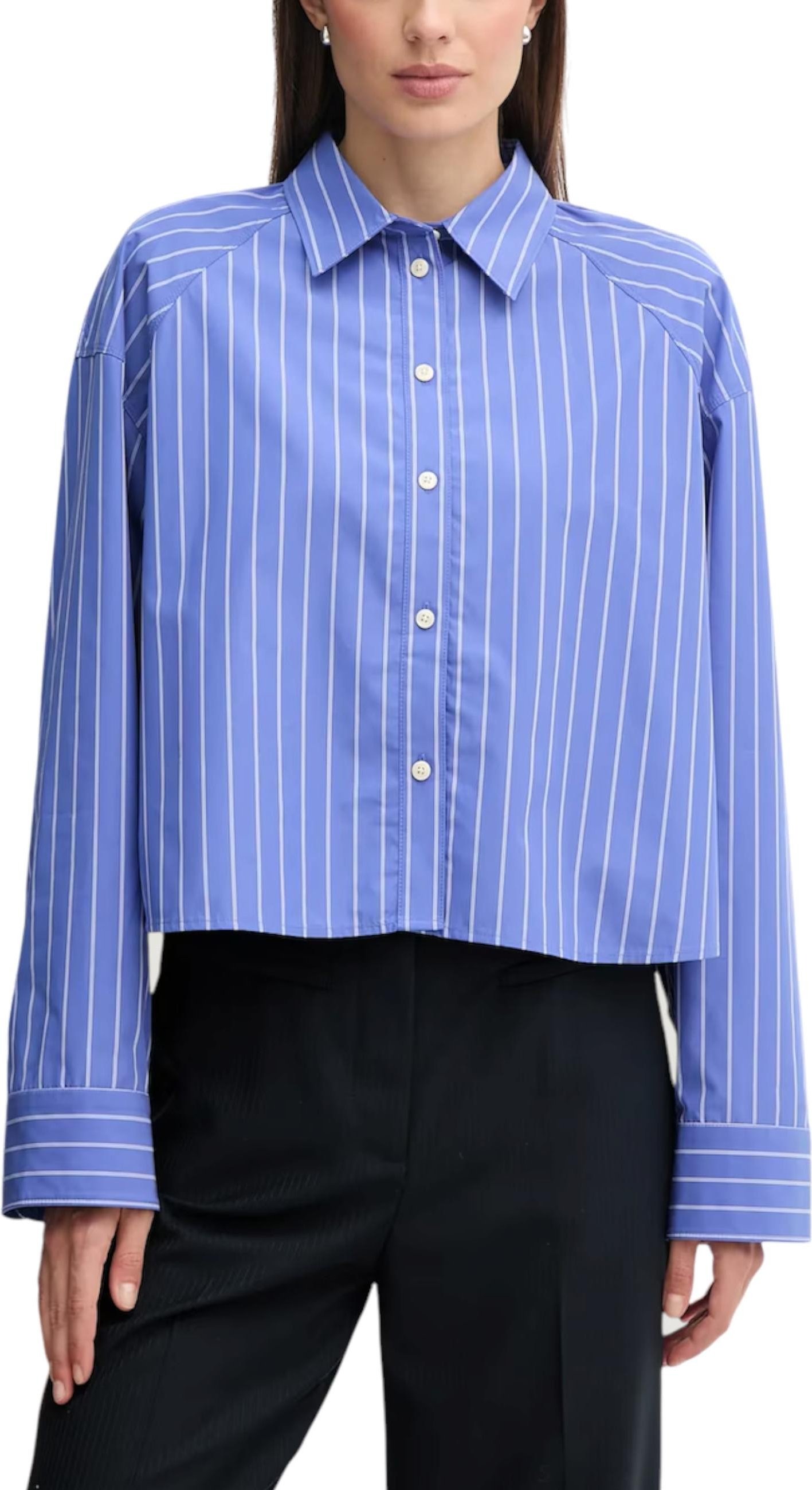 Gestreiftes Kurzes Shirt