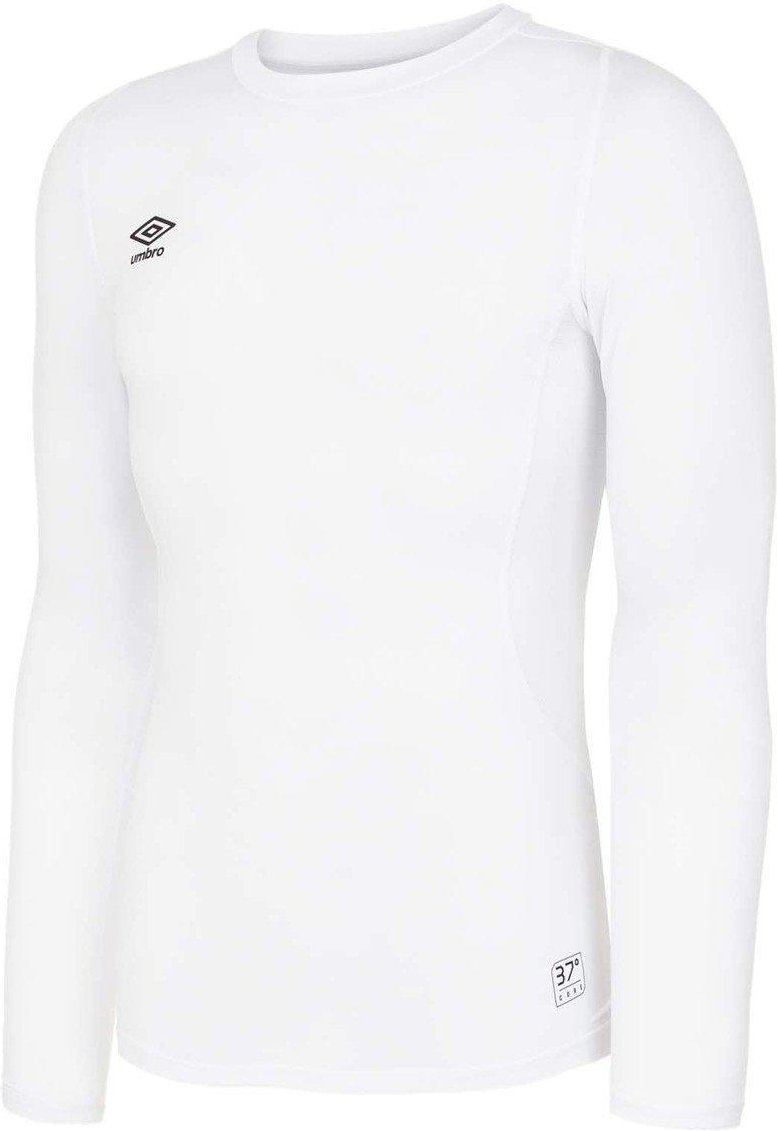 Umbro - Base Layer Oberteil Rundhalsausschnitt für Herren Langärmlig (Brillantes Weiß)