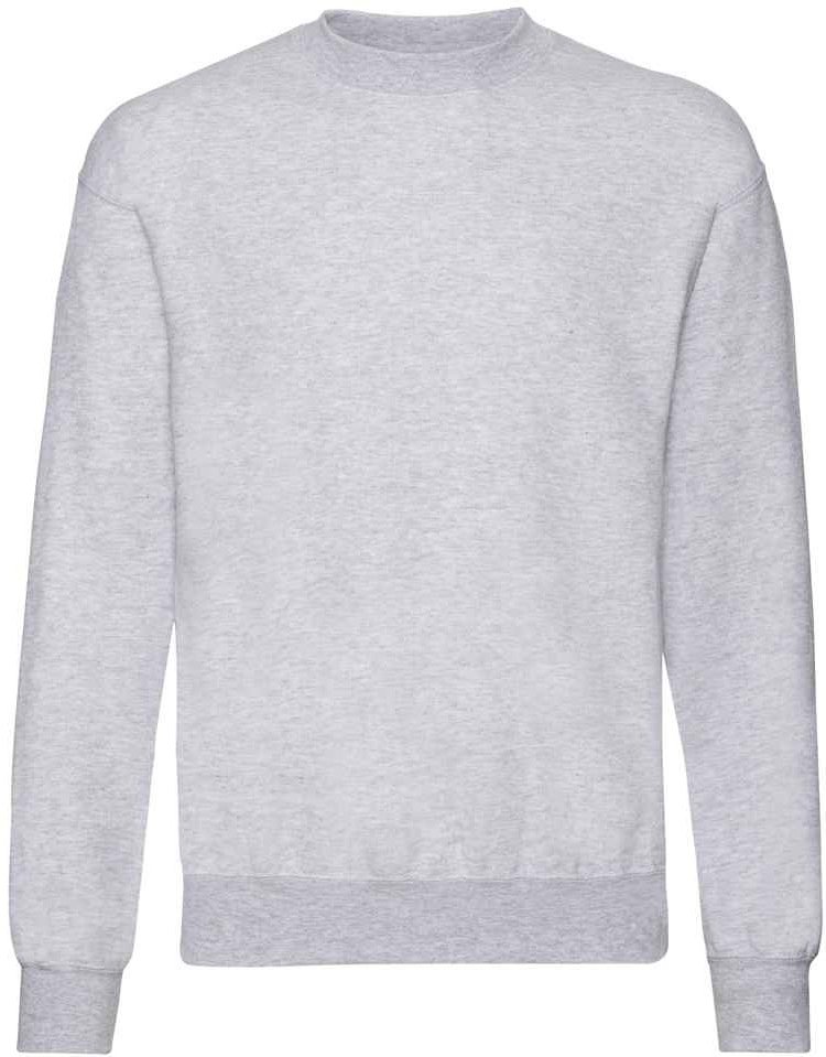Fruit of the Loom Herren Classic Heather Drop Shoulder Sweatshirt (Heather Grey)