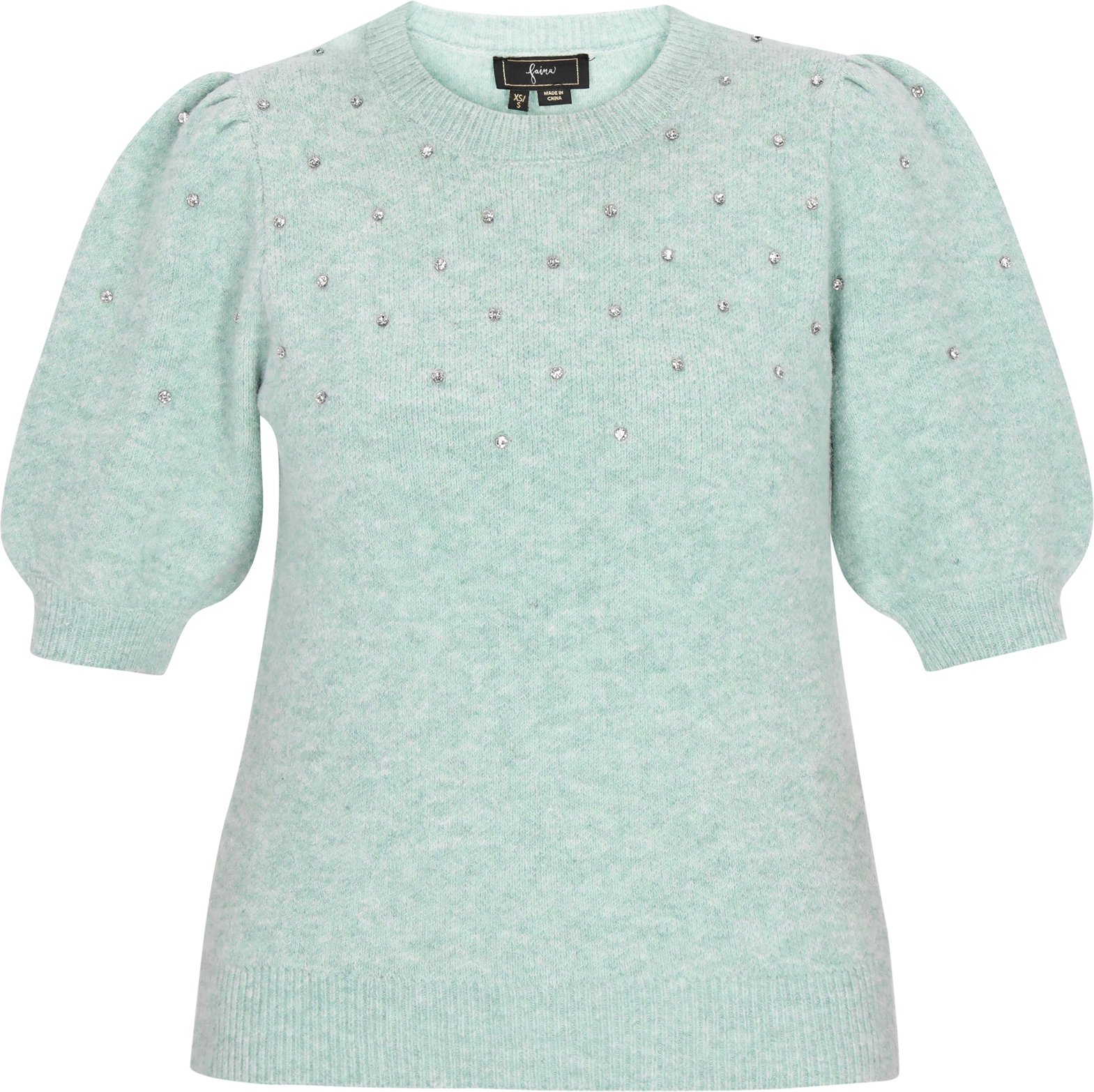 Faina Pullover Frauen Salbeigrün