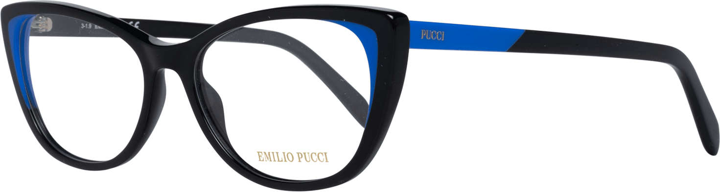 Emilio Pucci Noir Montres Optiques pour Femmes