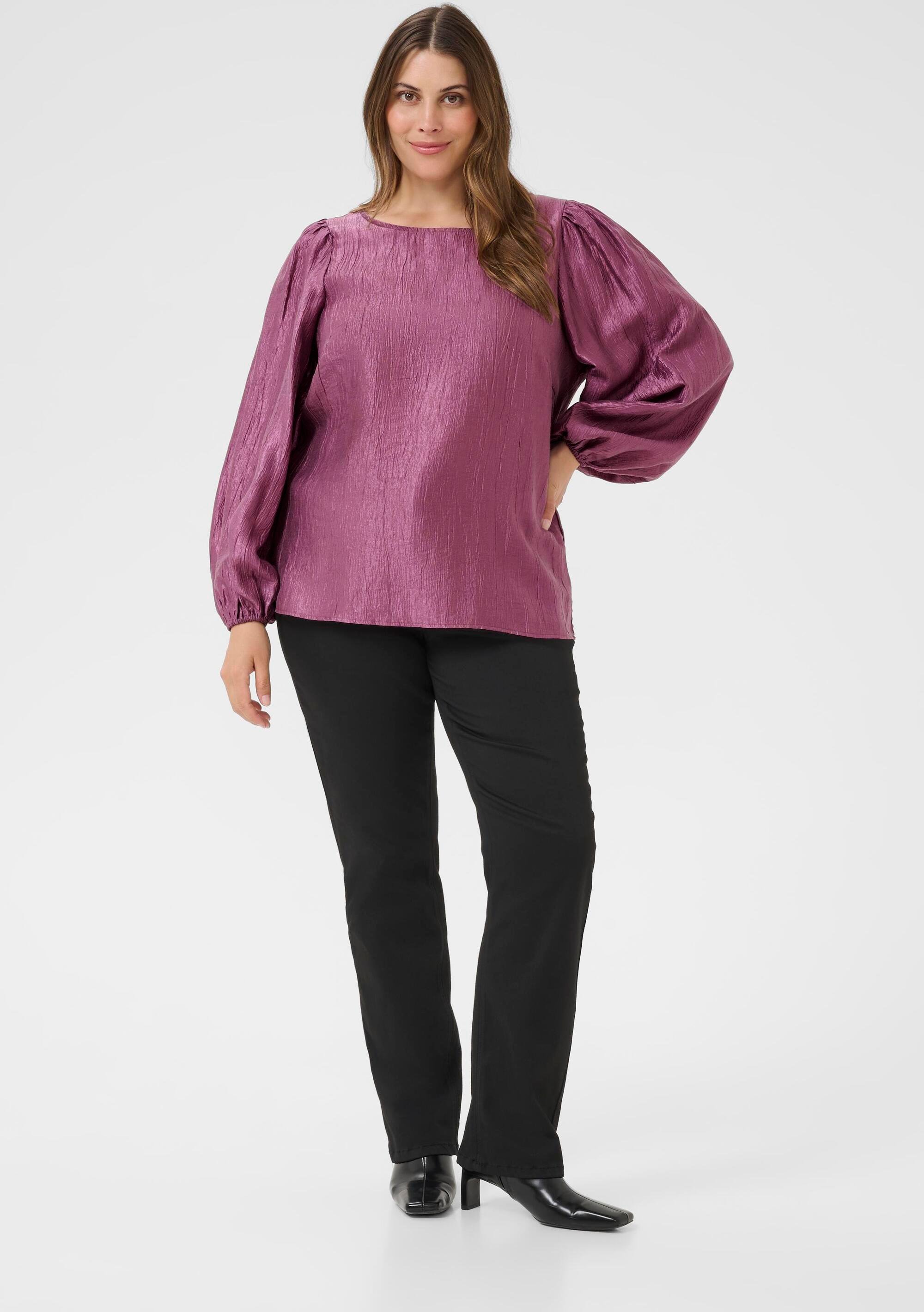 Langarm-Bluse KCrizza Langarm-Bluse Regular fit purple