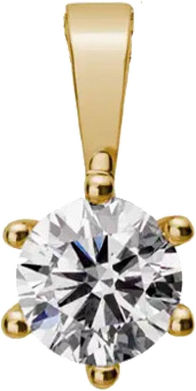 Lyomi Anhänger 585/- Gelbgold 1 synth. Diam. 0,50 ct.
