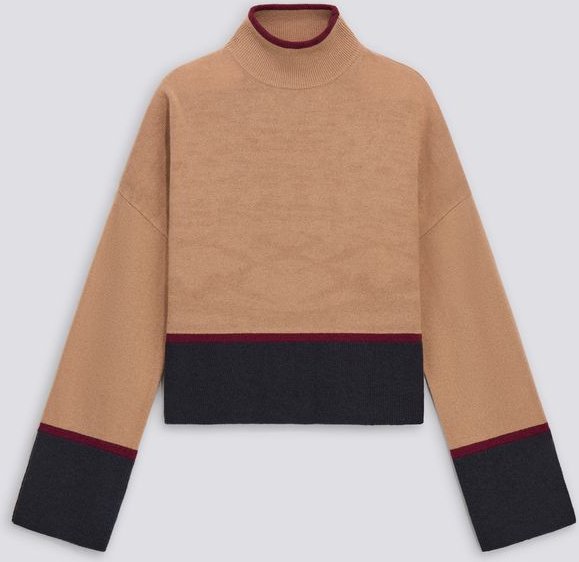 Damen Pullover HAYDY COLLAR in braun