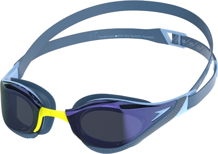 Speedo Unisex Erwachsene Fastskin Pure Focus Spiegel-Schwimmbrille (Blau)