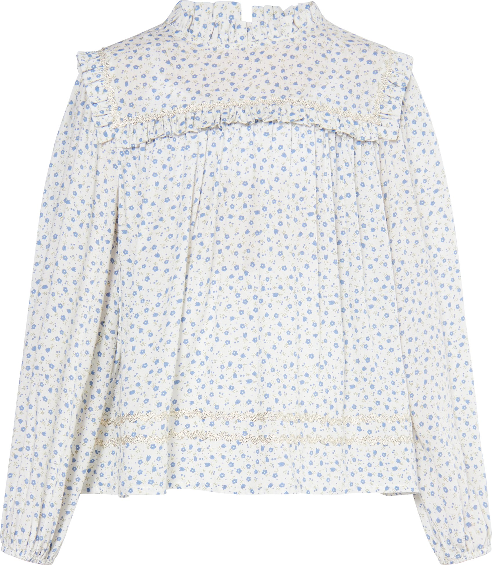 Dreimaster Bluse Mädchen (Kids) blau