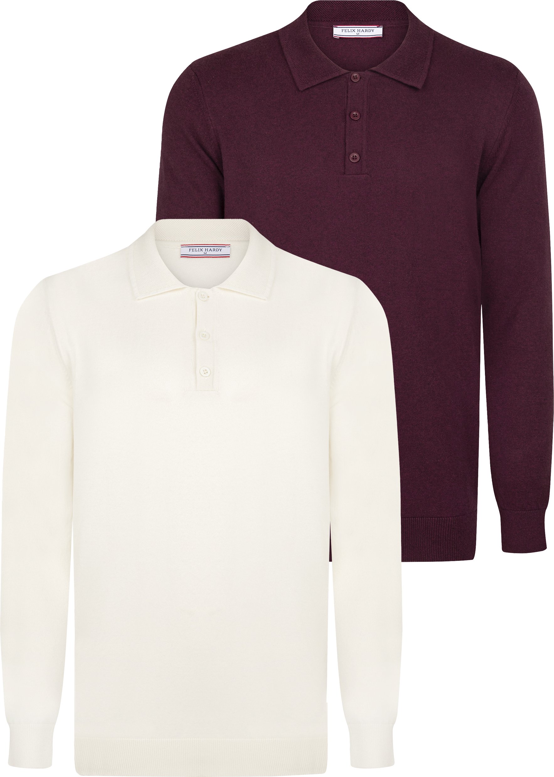 Pullover Pullover Mit Polo-Kragen 2Er-Pack