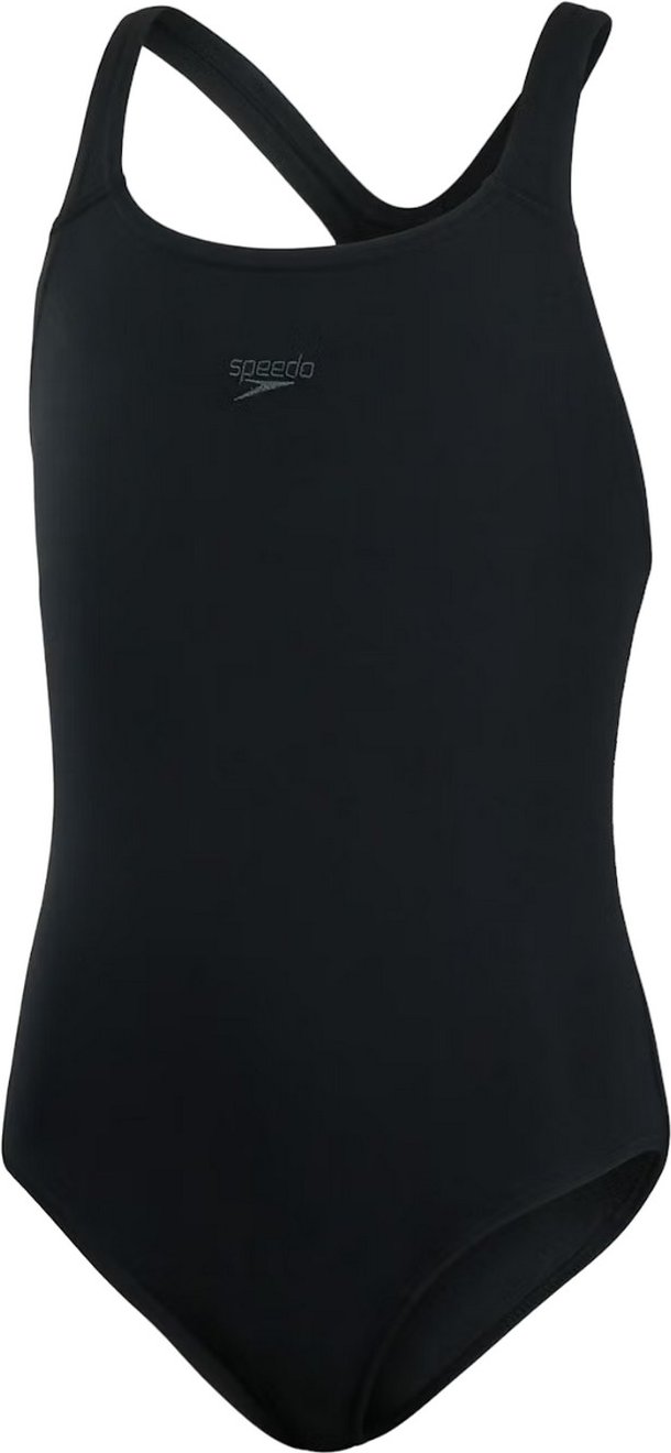 Speedo - "Medalist" Badeanzug für Mädchen (Schwarz/Weiß)